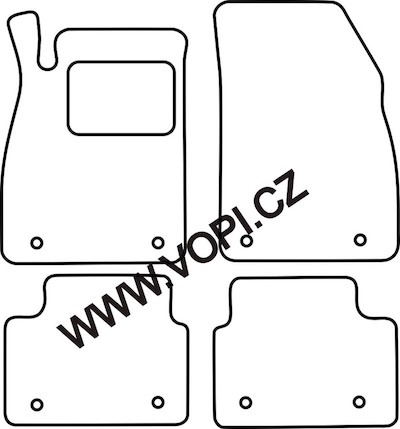 Autokoberce Opel Insignia 09/2013 - 2017 Carfit (3474)